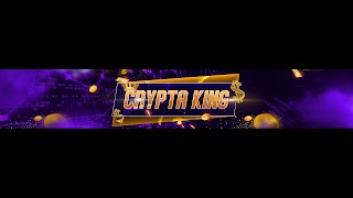 Заставка Ютуб-канала «Crypta King»