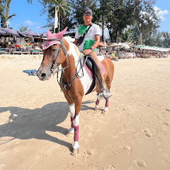 Jusmin horse riding bangtao beach phuket thailand