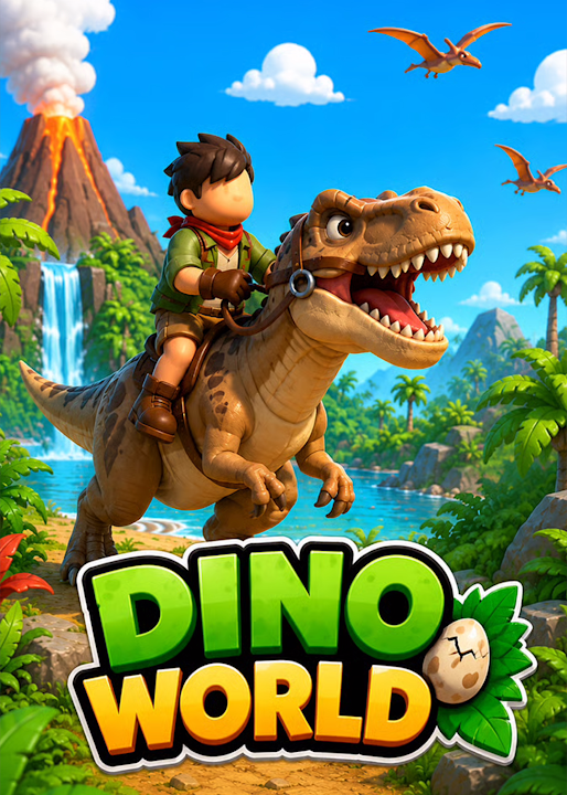 Dino world 3D — cover art