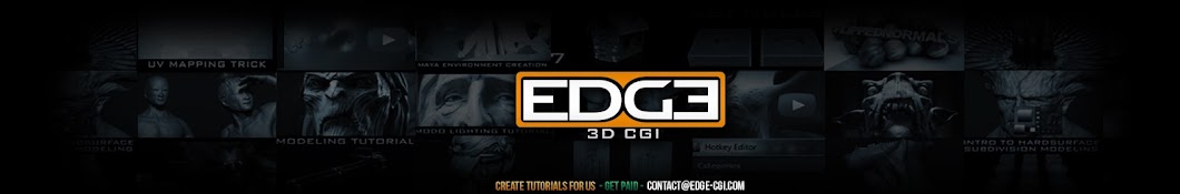 Edge-CGI 3D Tutorials and more! YouTube channel avatar
