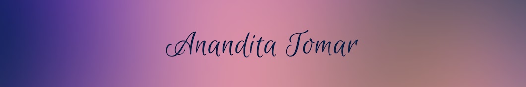 Anandita Tomar YouTube kanalı avatarı