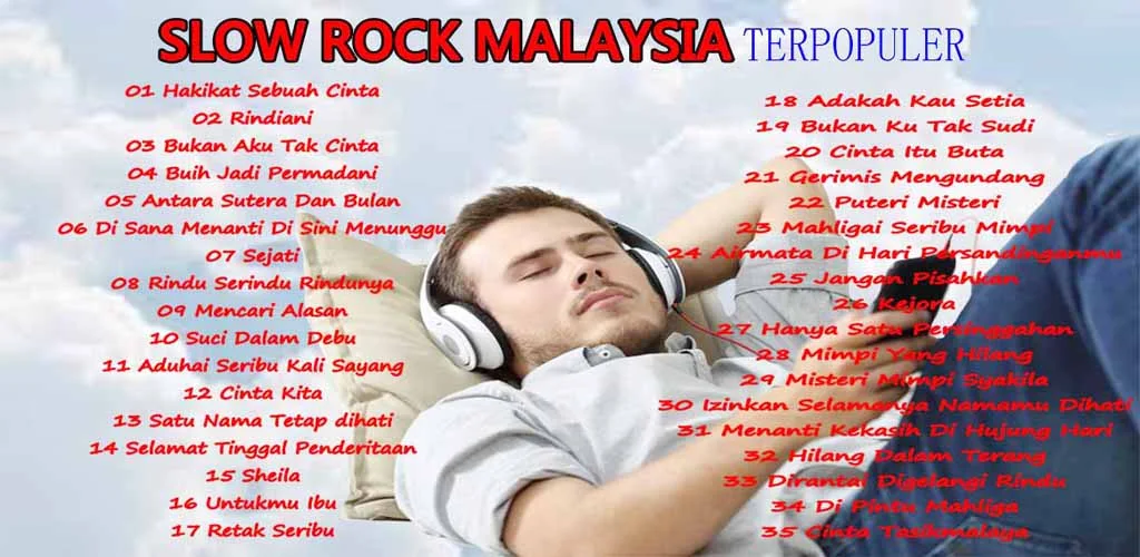 Lagu Kenangan Slow Rock Malaysia Mp3 Offline Apk