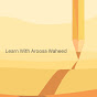 Learn with Aroosa waheed logo