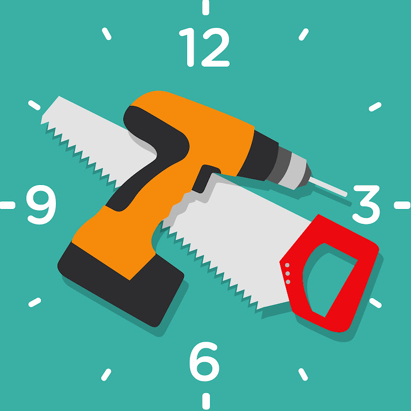 Dad builds a house Logo