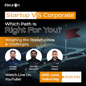 iNeuron Intelligence YouTube channel