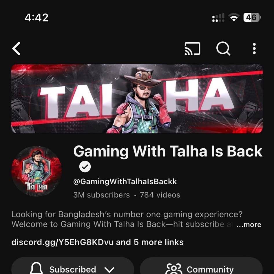 Post from Gaming With Talha Is Back