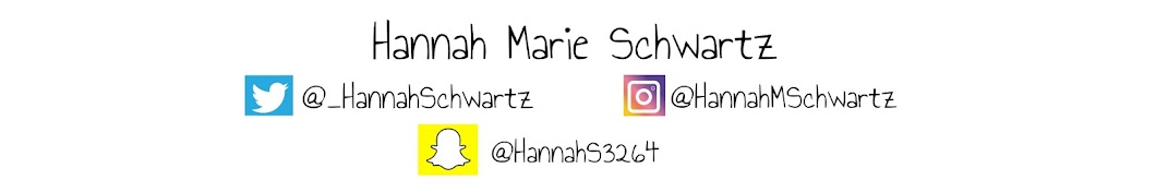 Hannah Marie Schwartz YouTube kanalı avatarı