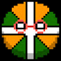 The Pixelball logo