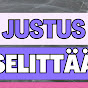 Justus selittää logo