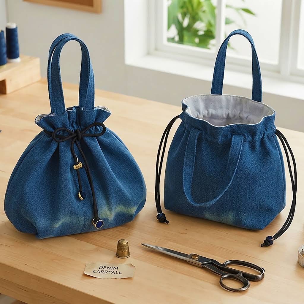 kukkaan CirraSatinKukasta バッグ drawstringbag
