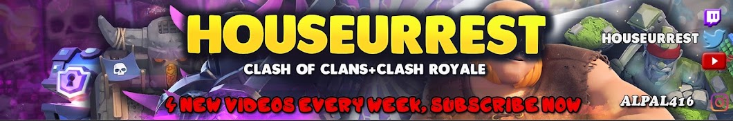 Houseurrest - Clash Of Clans - Clash Royale YouTube channel avatar