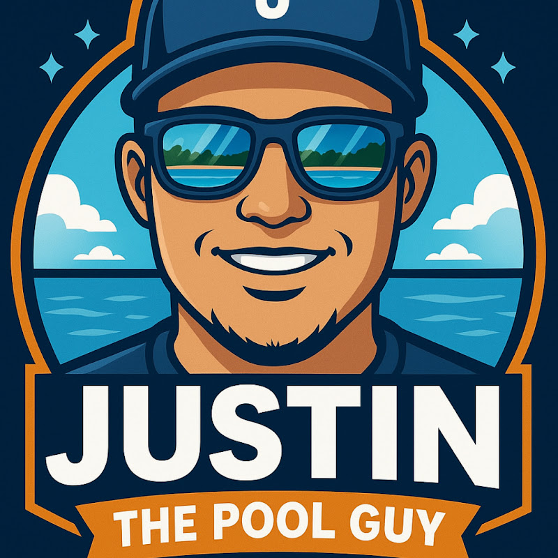 Justin The Pool Guy Logo