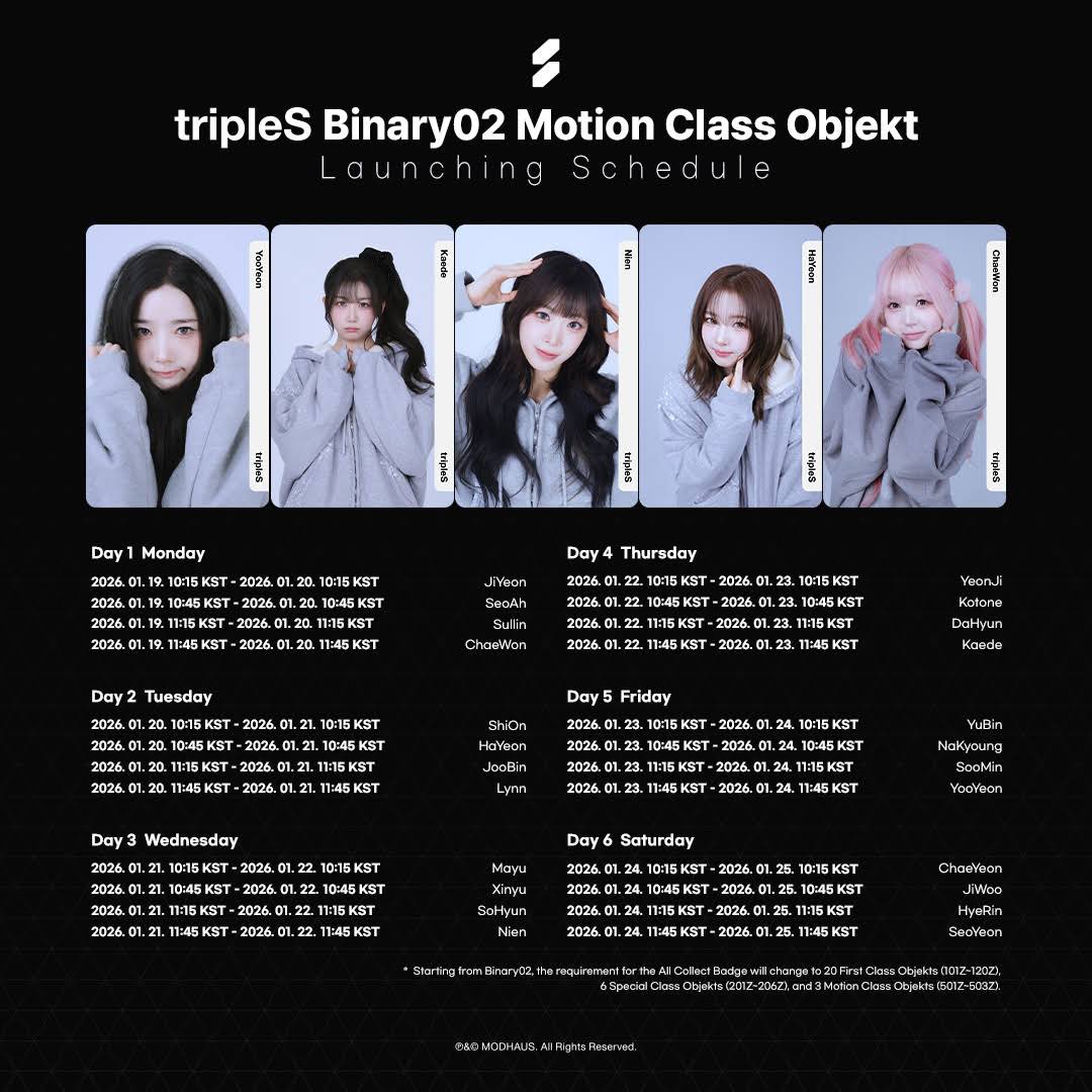 Post from tripleS official