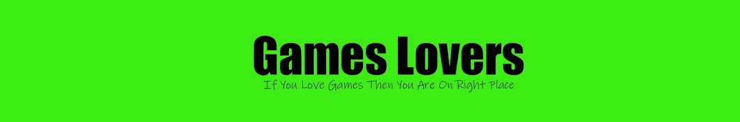 Games Lovers Avatar de canal de YouTube