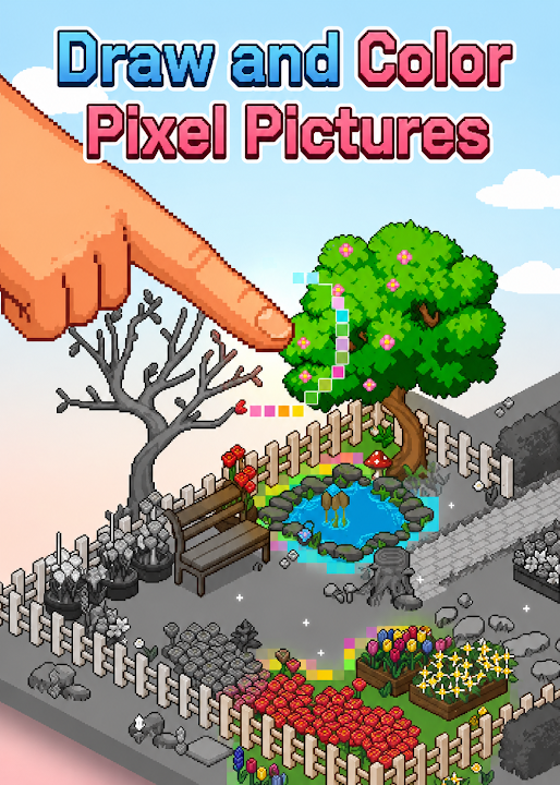 Draw and Color Pixel Pictures — cover art