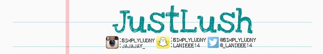 JustLush رمز قناة اليوتيوب