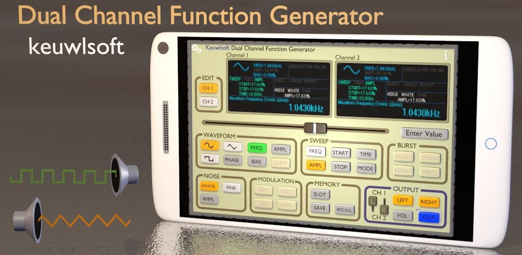 Function Generator APK download for Android keuwlsoft