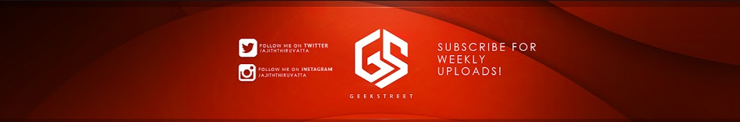 Geek Street [Ajith] YouTube kanalı avatarı