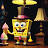 SpongeBob with a tophat