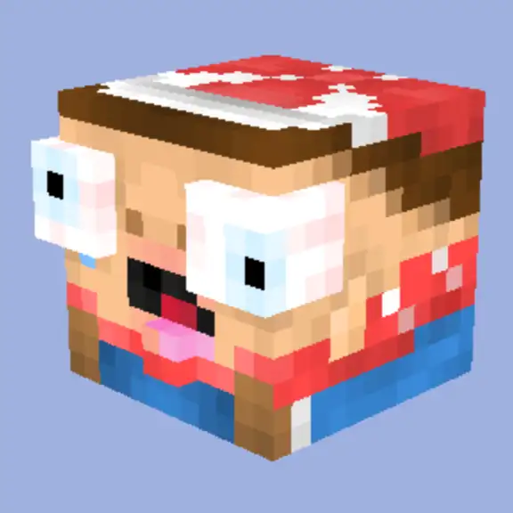 Bartholemu the Bubblegum Blowing Beast Minecraft Mob Skin