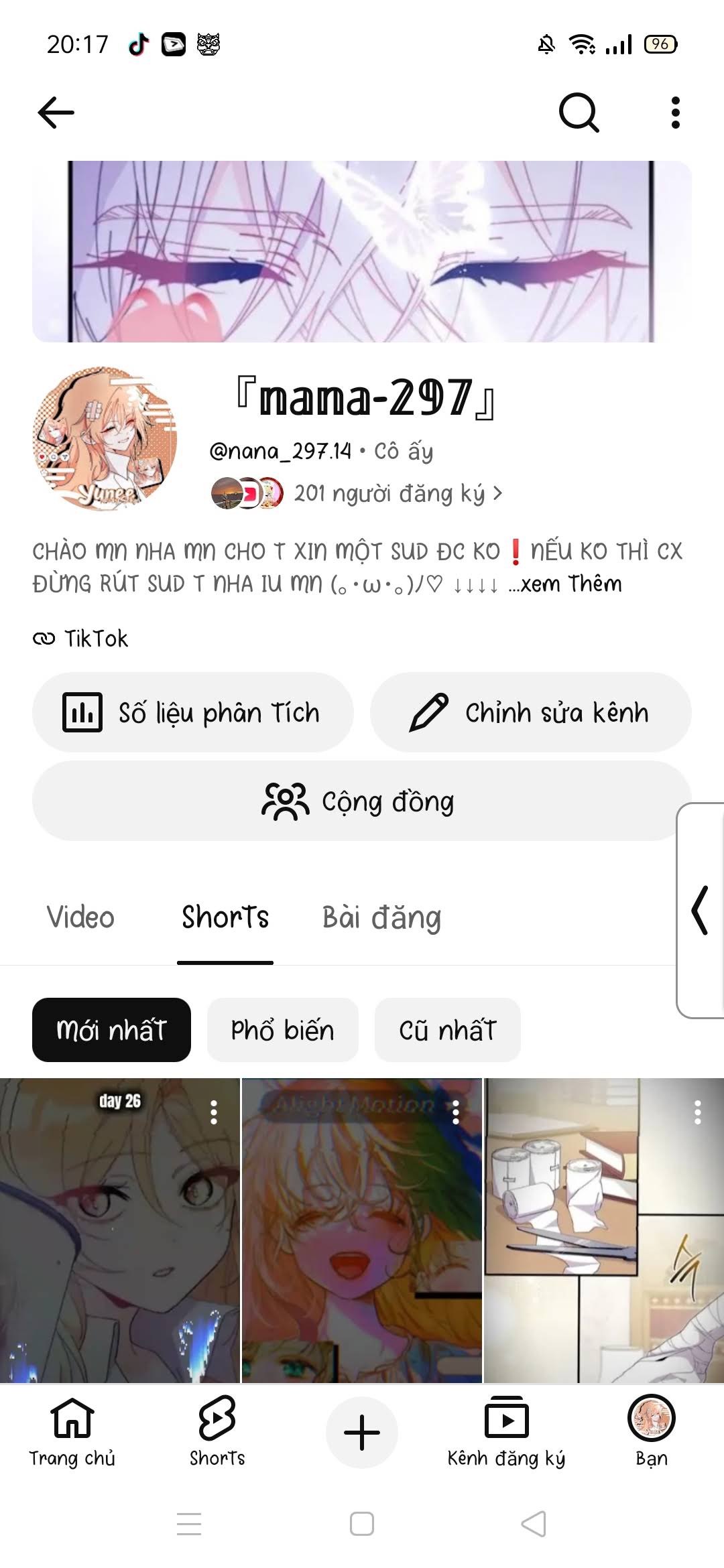 Post from 『𝕟𝕒𝕟𝕒-𝟚𝟡𝟟』 - YouTube