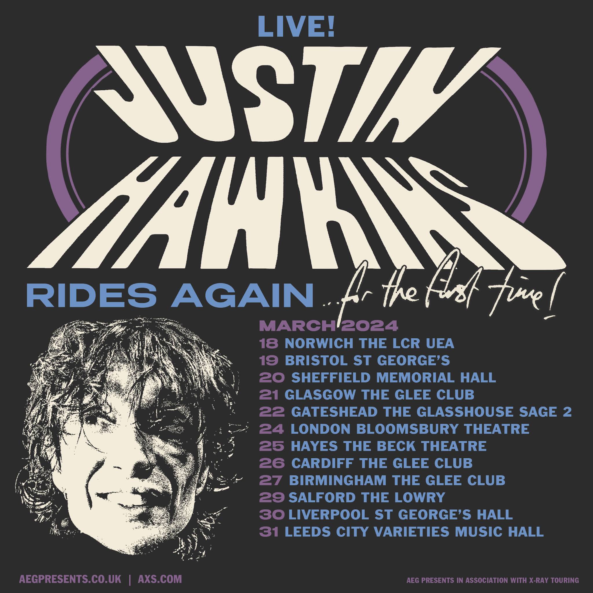 Post from Justin Hawkins Rides Again
