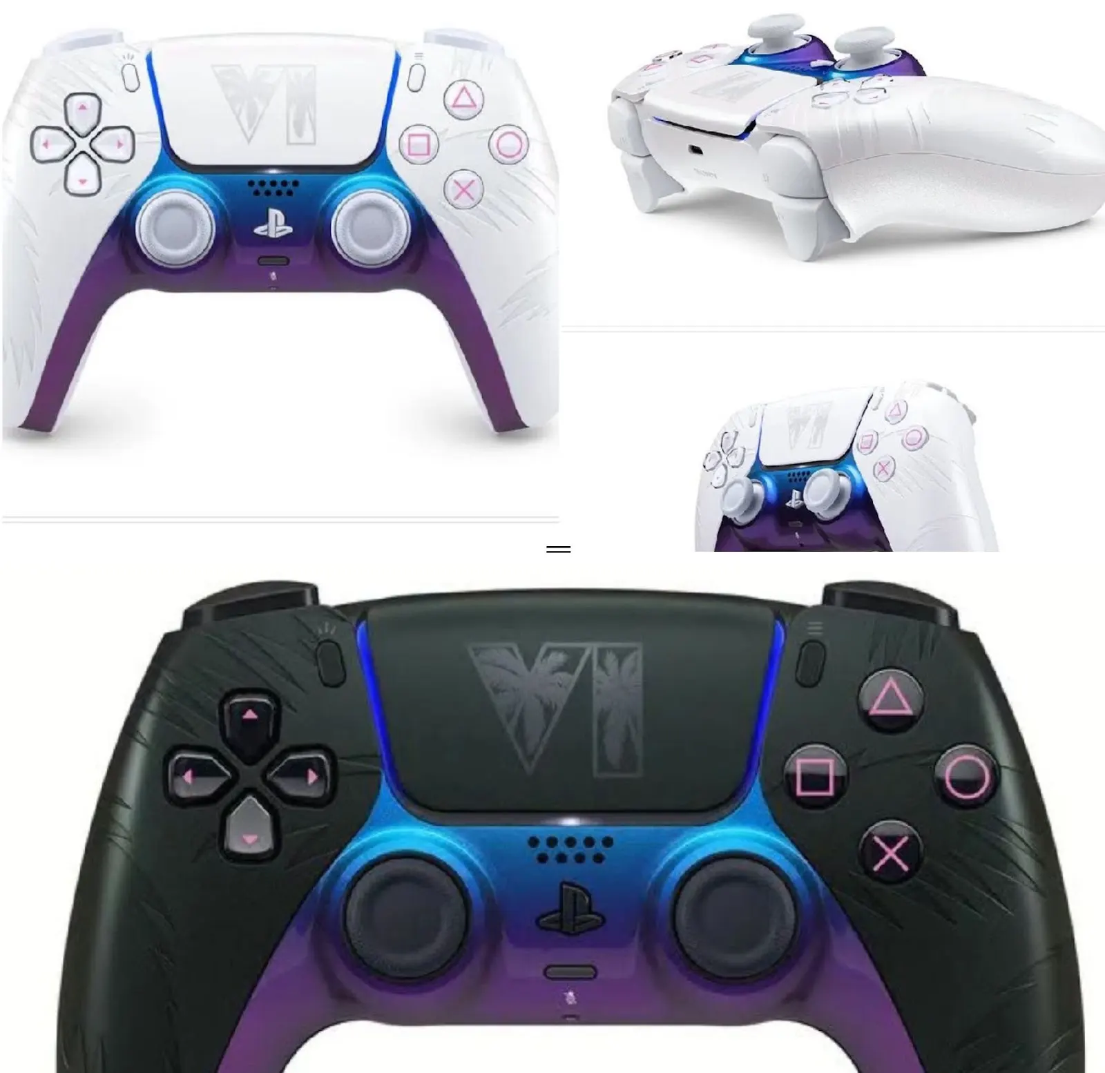 Sony ha presentato due nuovi controller PS5, disponibili nelle colorazioni bianca e nera. Le due versioni consentono ai giocatori di scegliere tra uno stile più luminoso o uno più scuro, senza rinunciare all’identità grafica ispirata a GTA VI.