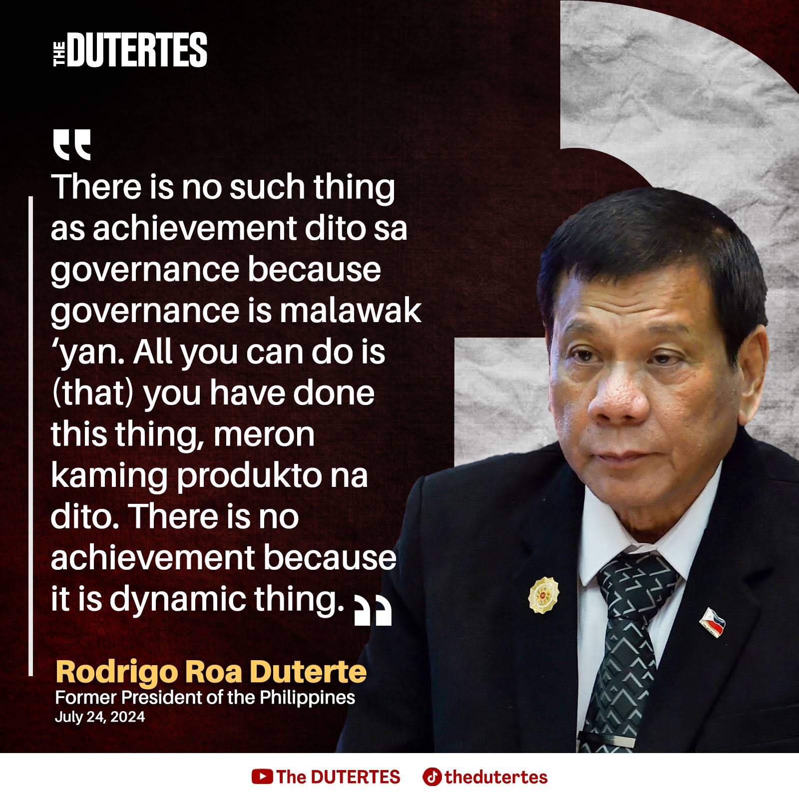 Post from The DUTERTES
