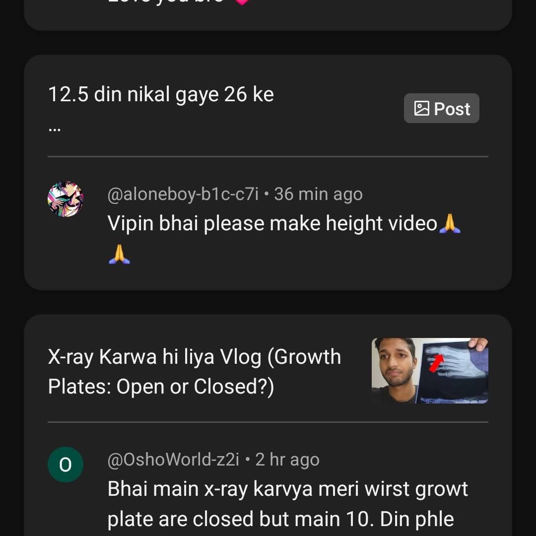 Post from Vipin Rajput