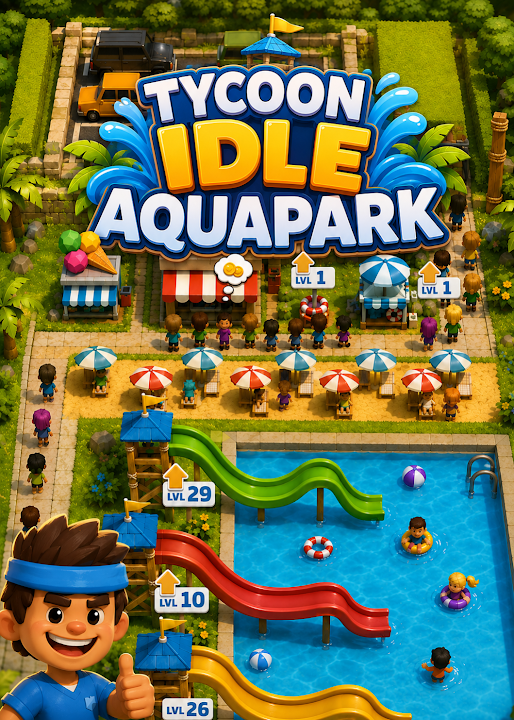 Tycoon Idle Aquapark — cover art
