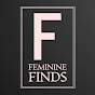 Feminine finds logo