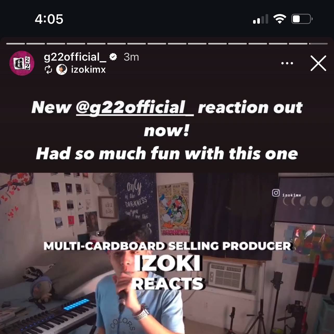 Post from Izoki