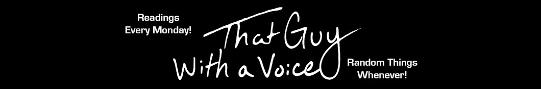 That Guy With A Voice YouTube 频道头像
