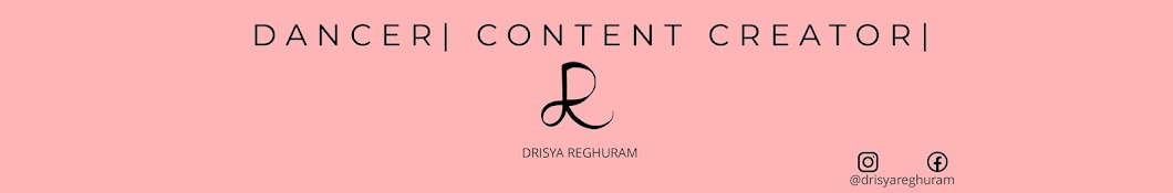 Drisya Reghuram YouTube channel avatar