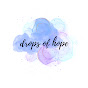 Drops of Hope because the World badly needs it logo
