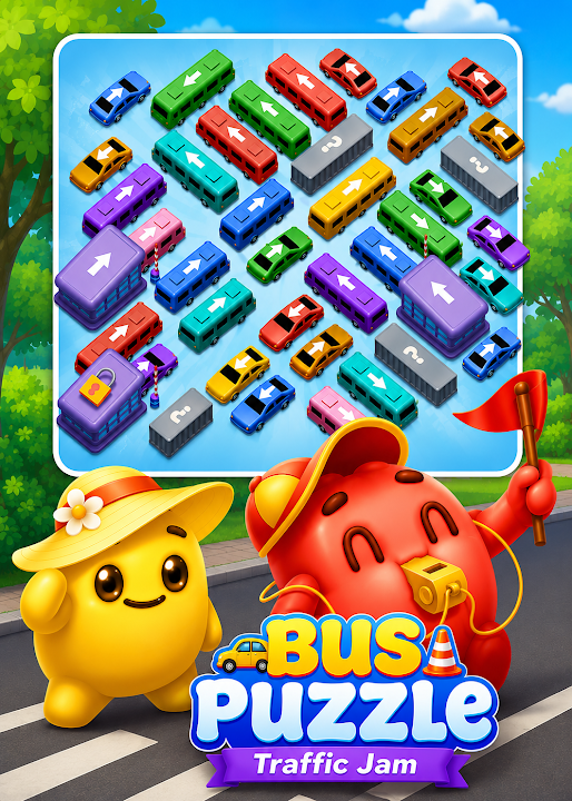 Bus Puzzle: Traffic Jam — cover art
