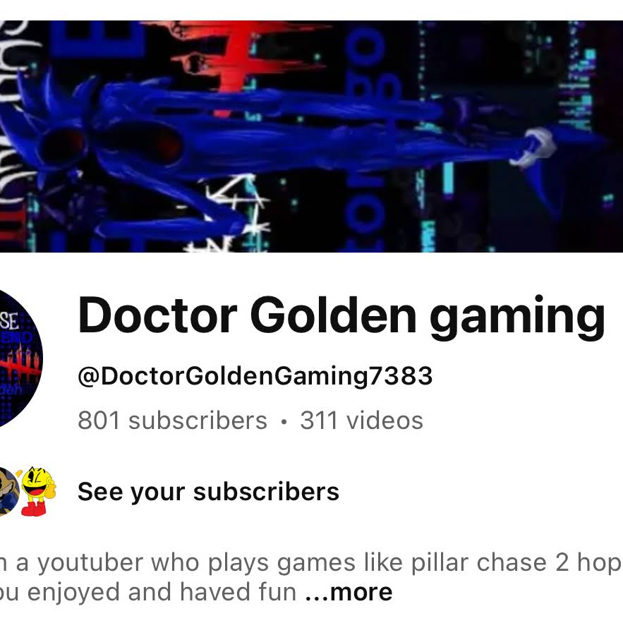 Post from Doctor Golden gaming