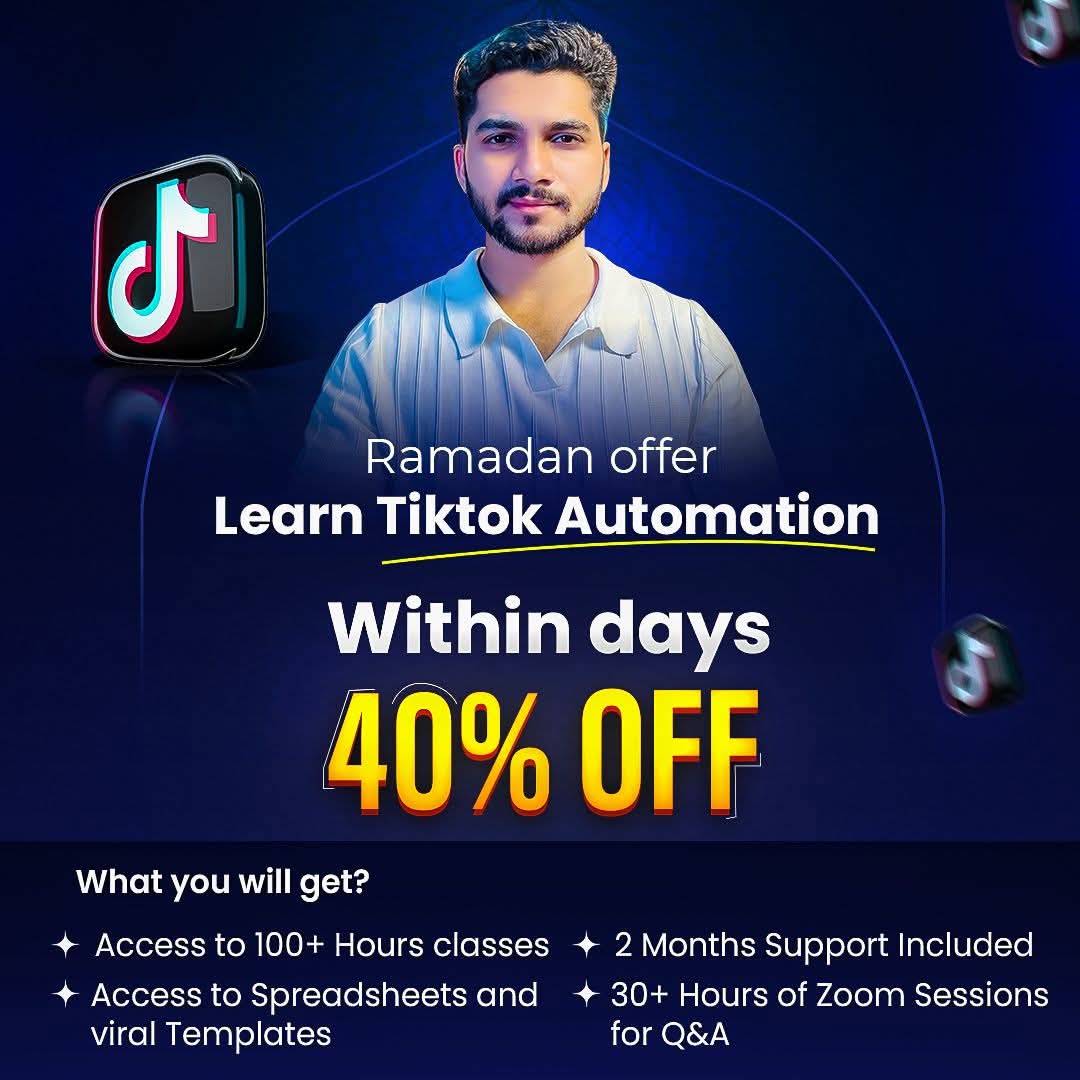 Post from Mohsin Ali - TikTok Automation
