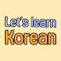 Let's learn Korean logo
