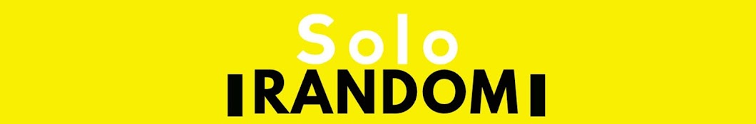 SoloRandom رمز قناة اليوتيوب