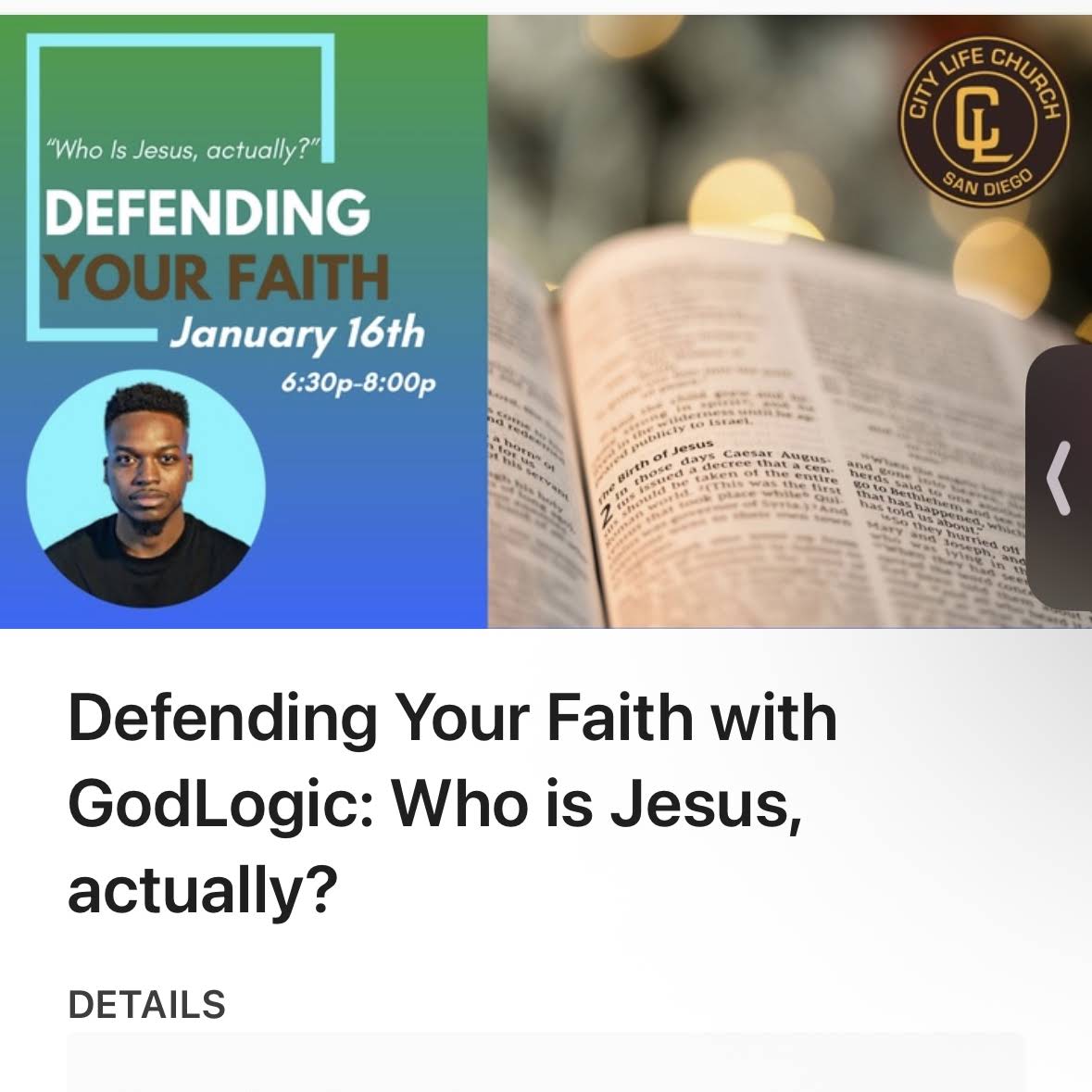 Post from GodLogic Apologetics