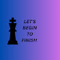 let's begin to finish logo