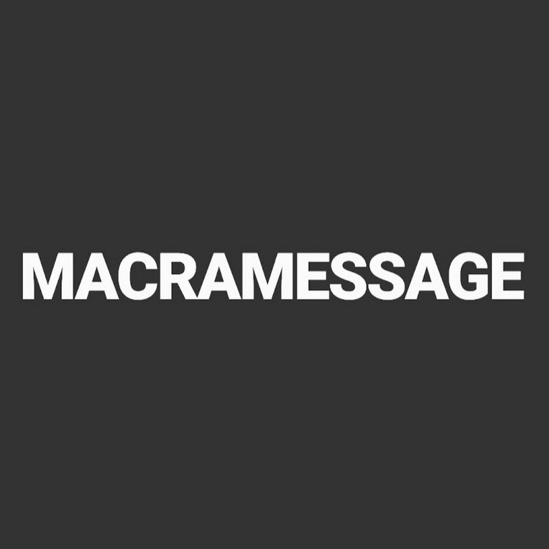Sasha MACRAMESSAGE