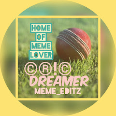 Логотип каналу cricdreamer meme editz