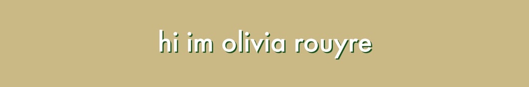 Olivia Rouyre Avatar de chaîne YouTube