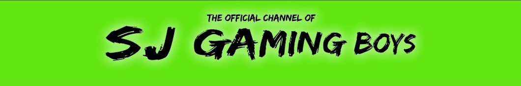SJ Gaming Boys Аватар канала YouTube