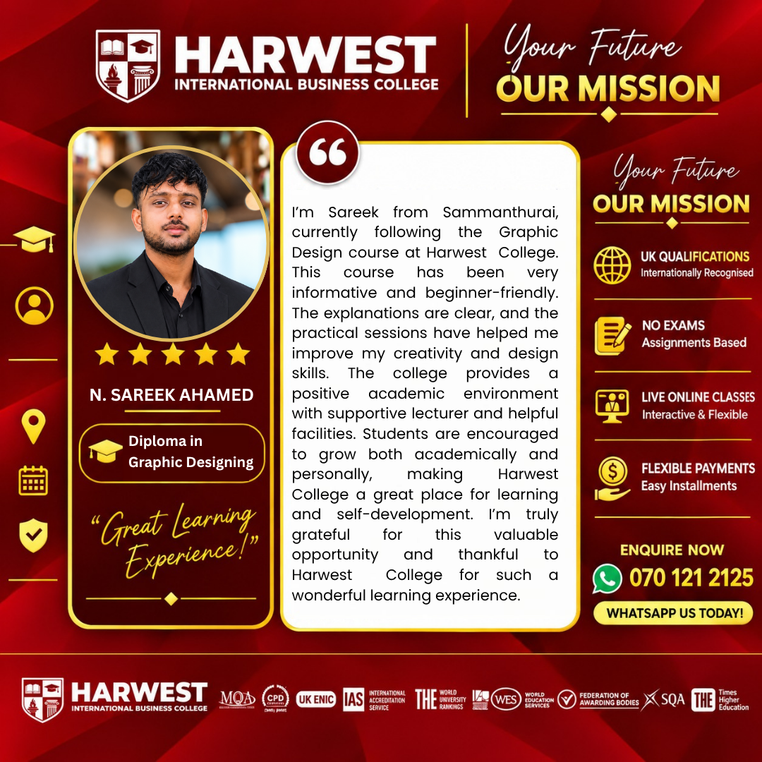 STUDENT SUCCESS STORY | GRAPHIC DESIGNING