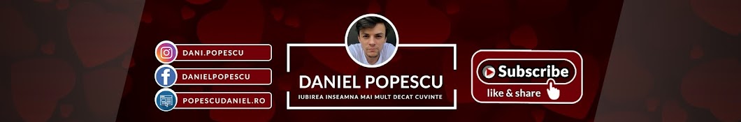 Daniel Popescu Avatar canale YouTube 
