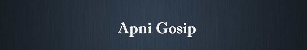 Apni Gossip YouTube channel avatar