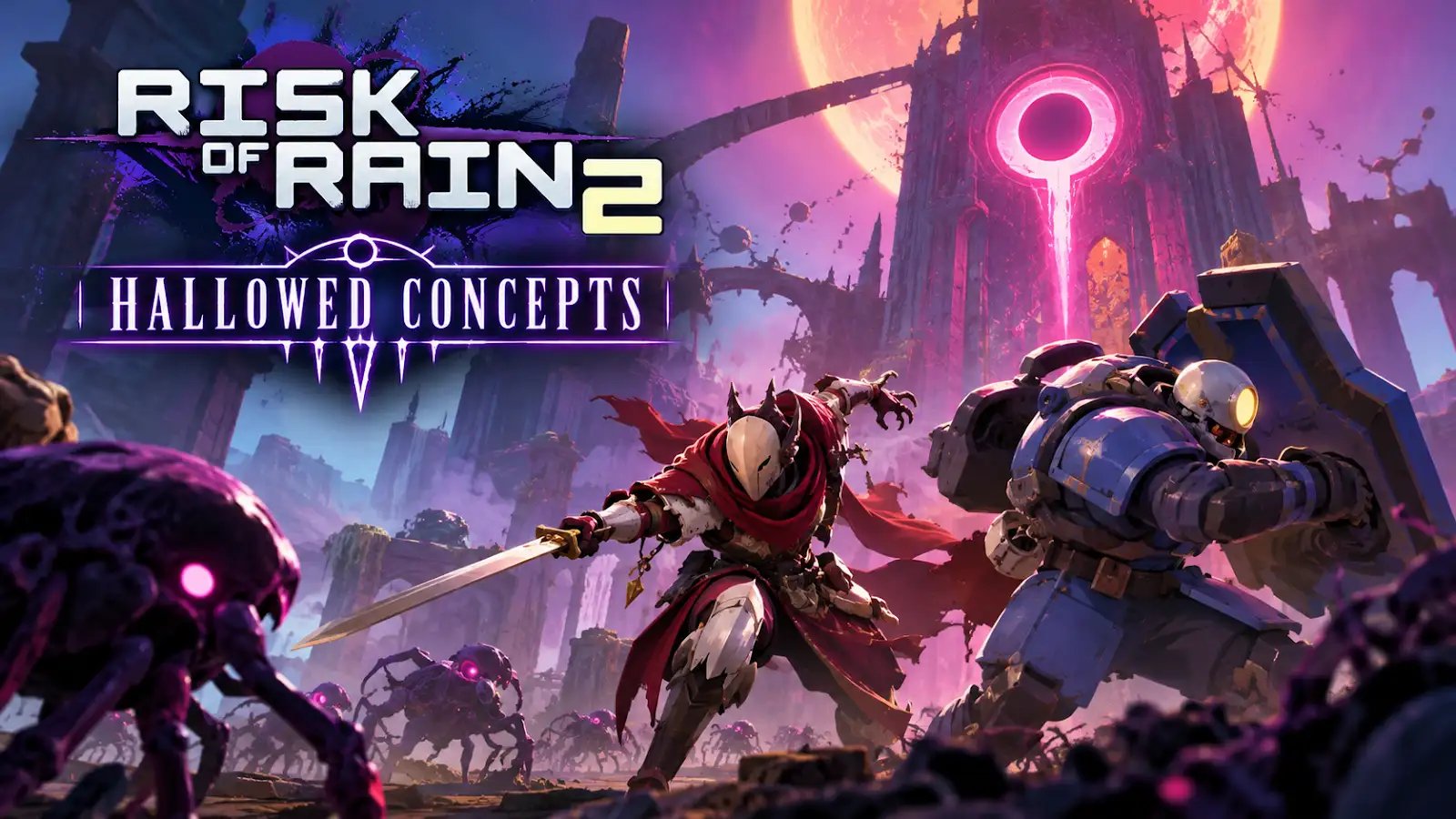 News: Risk of Rain 2: Hallowed Concepts è disponibile con due nuovi Sopravvissuti e le Prove di N'Kuhana